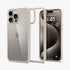 ACS07209 - iPhone 15 Series Ultra Hybrid Case in Natural Titanium showing the back